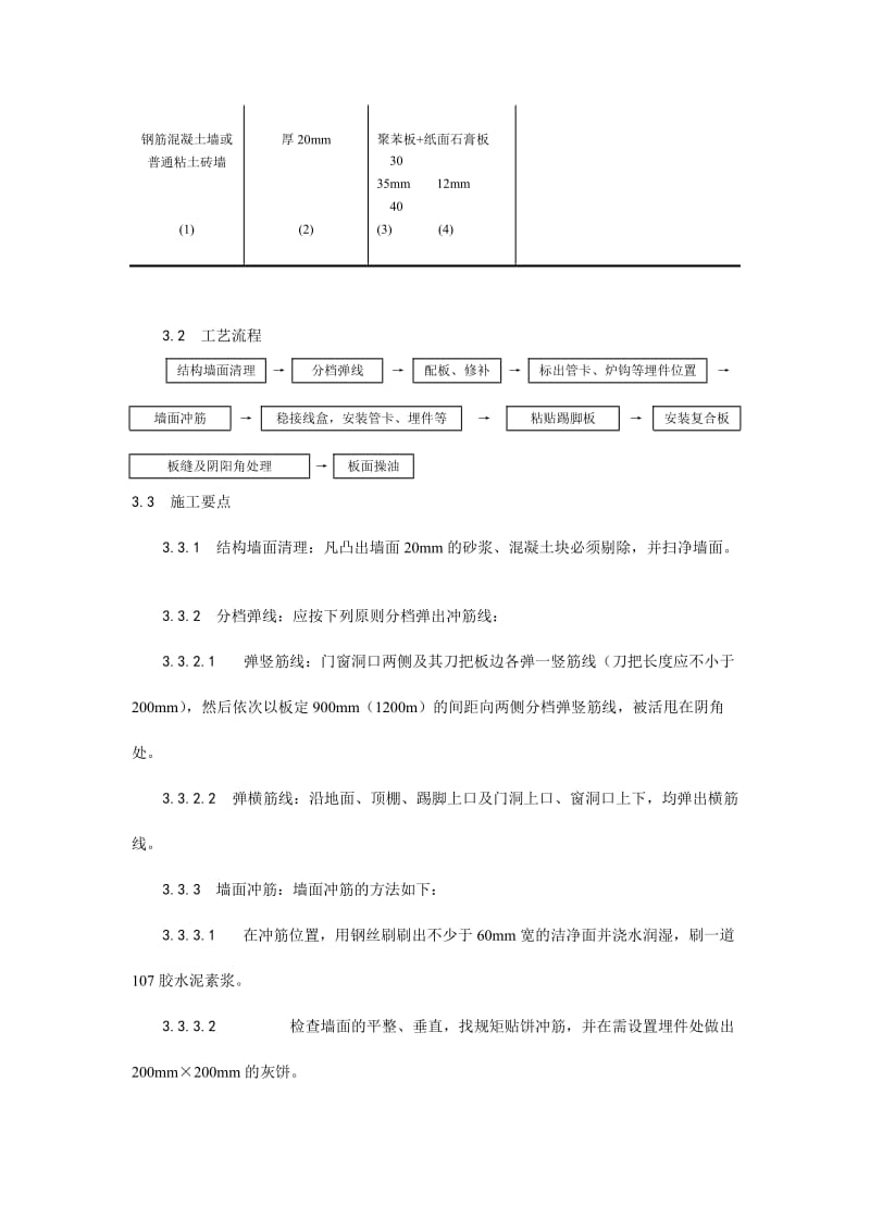 021纸面石膏聚苯复合板外墙内保温墙面施工工艺(1).doc_第3页