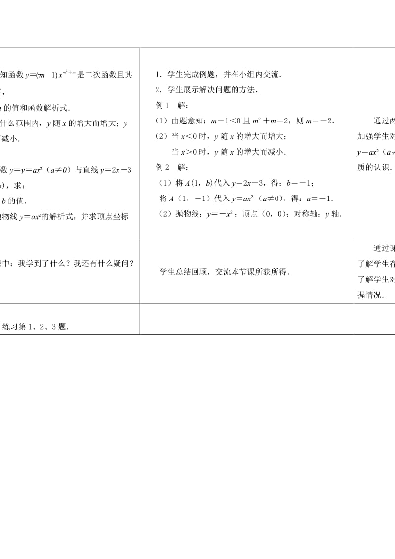 新苏科版九年级数学下册《5章 二次函数5.2 二次函数的图像和性质y=ax^2的图像》教案_36.doc_第3页