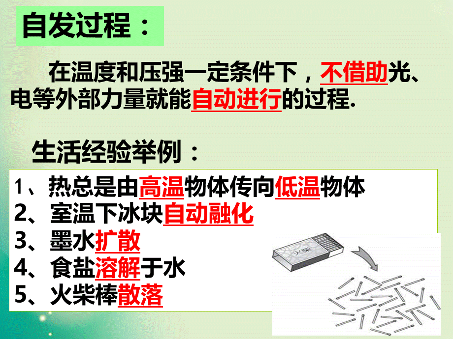 2018年优课系列高中化学鲁科版选修4 2.1 化学反应的方向 课件4.ppt_第3页