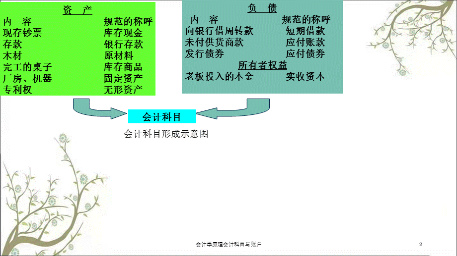 会计学原理会计科目与账户课件.ppt_第2页