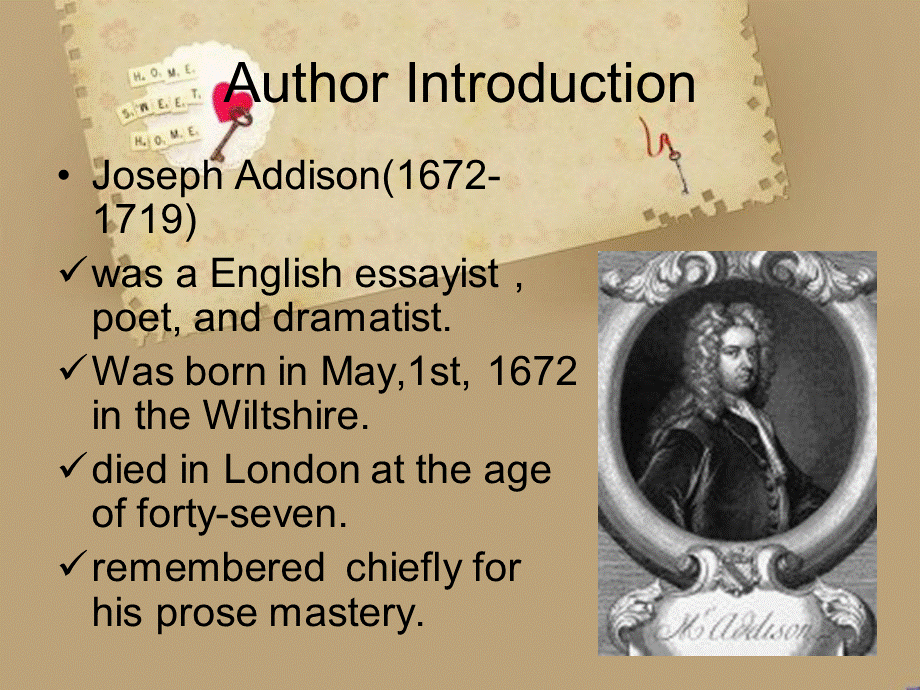 英美文学PPT Joseph Addison.ppt_第2页