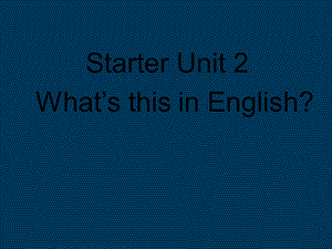 人教七年级上册starter unit2 (3a-3e)(共21张PPT).ppt