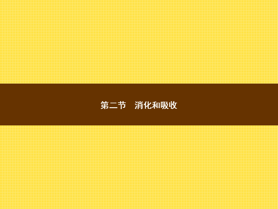 人教版中考复习课件 第四单元　生物圈中的人 第二章人体的营养第二节　消化和吸收.pptx_第1页