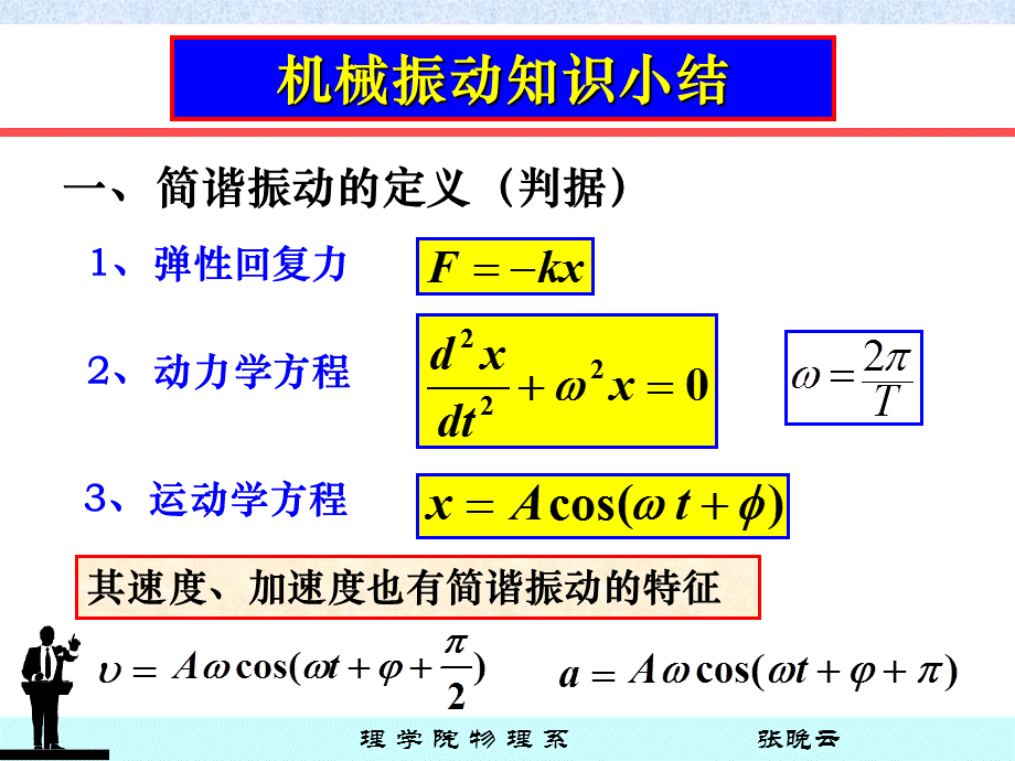 大学物理竞赛辅导之机械振动.ppt_第2页