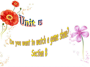 人教新目标八年级上册Unit 5Do you want to watch a game show？Section B1a-1c(共26张PPT).pptx