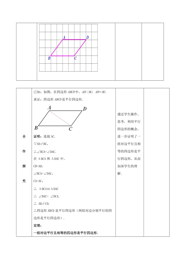 新苏科版八年级数学下册《9章 中心对称图形—平行四边形 9.3 平行四边形》教案_29.doc_第2页