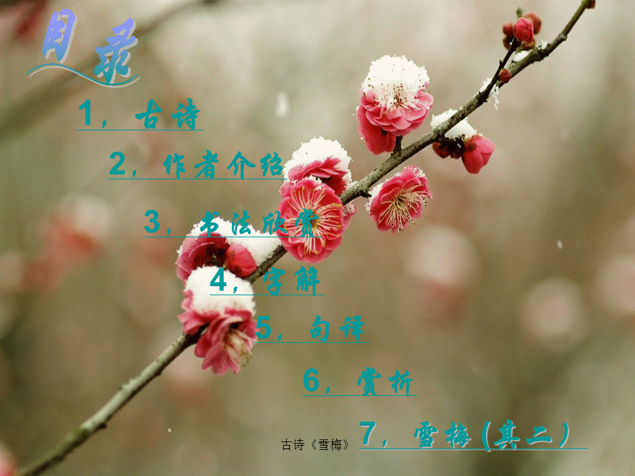 古诗《雪梅》（经典实用）.ppt_第2页