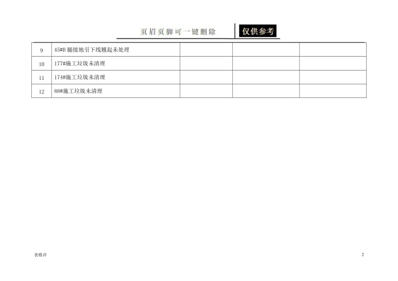 线路工程监理初检缺陷汇总表[记录图表].doc_第2页