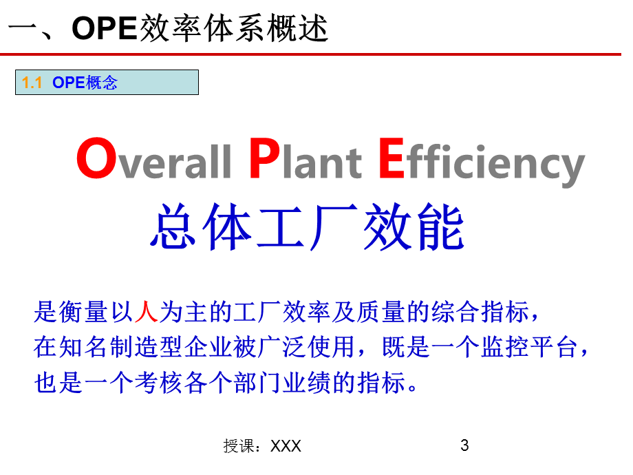 后加工线OPE效率体系建立方案报告PPT课件.ppt_第3页