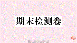 【最新】九年级历史上册 期末检测卷课件 新人教版-新人教版初中九年级上册历史课件.ppt