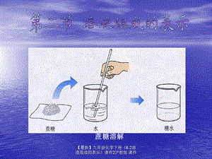 【最新】九年级化学下册《6.2溶液组成的表示》课件2沪教版 课件.ppt