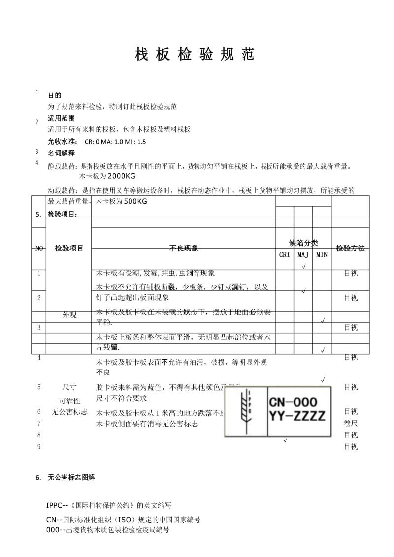 卡板检验规范.docx_第1页