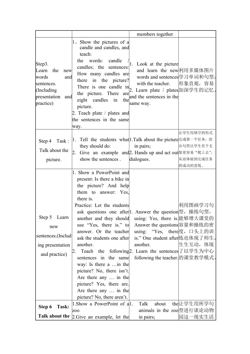 教案模板4-1（初中英语教学设计表）.doc_第3页