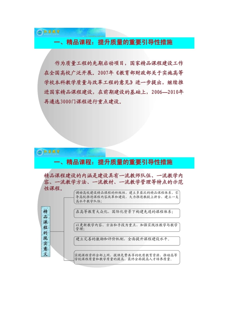 打造精品课程提升教学质量——江苏高等学校精品课程建设的实践与探索.doc_第3页