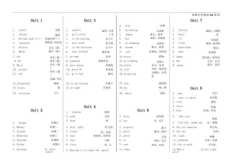 (完整版)译林版四年级下册单词表.docx_第1页