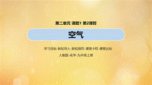 【最新】九年级化学上册 第2单元 我们周围的空气 课题1 空气（第2课时）教学课件 （新版）新人教版-（新版）新人教版初中九年级上册化学课件.pptx