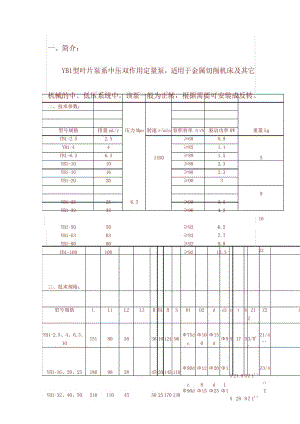 YB1叶片泵参数1.docx