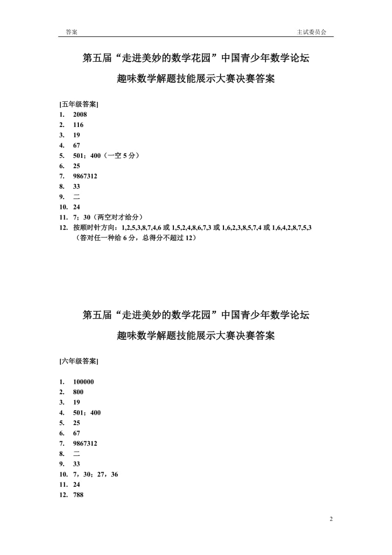 第五届“走进美妙的数学花园”中国青少年数学论坛.doc_第2页