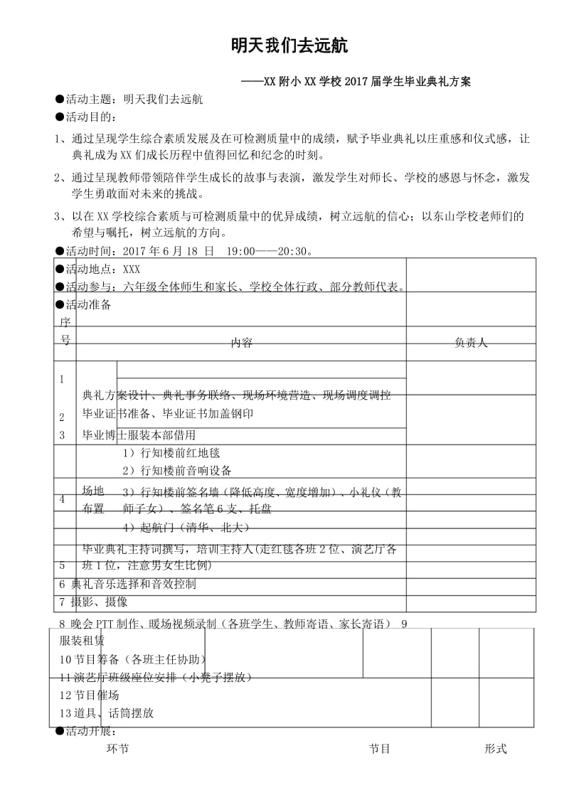 小学毕业晚会方案.docx_第1页