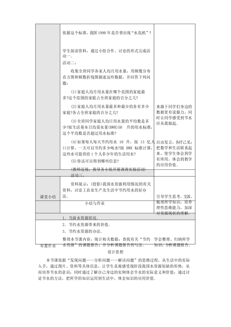 课题学习 从数据谈节水 .docx_第3页