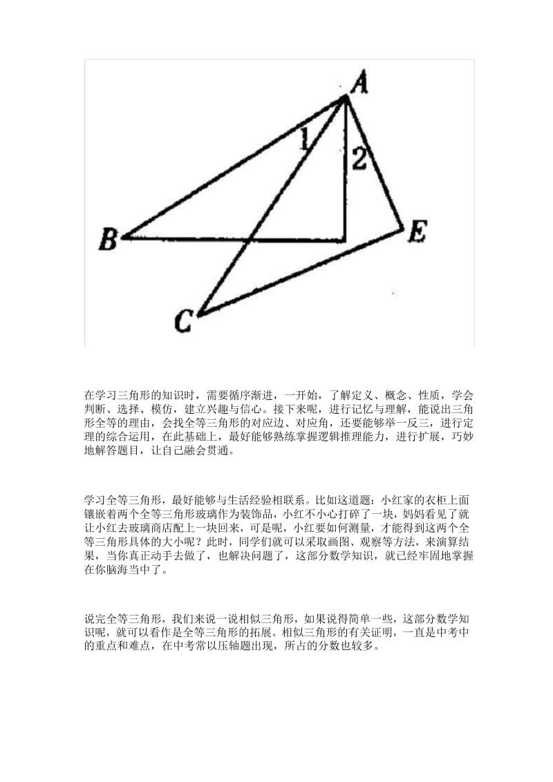 初中数学相似三角形、全等三角形 .docx_第3页