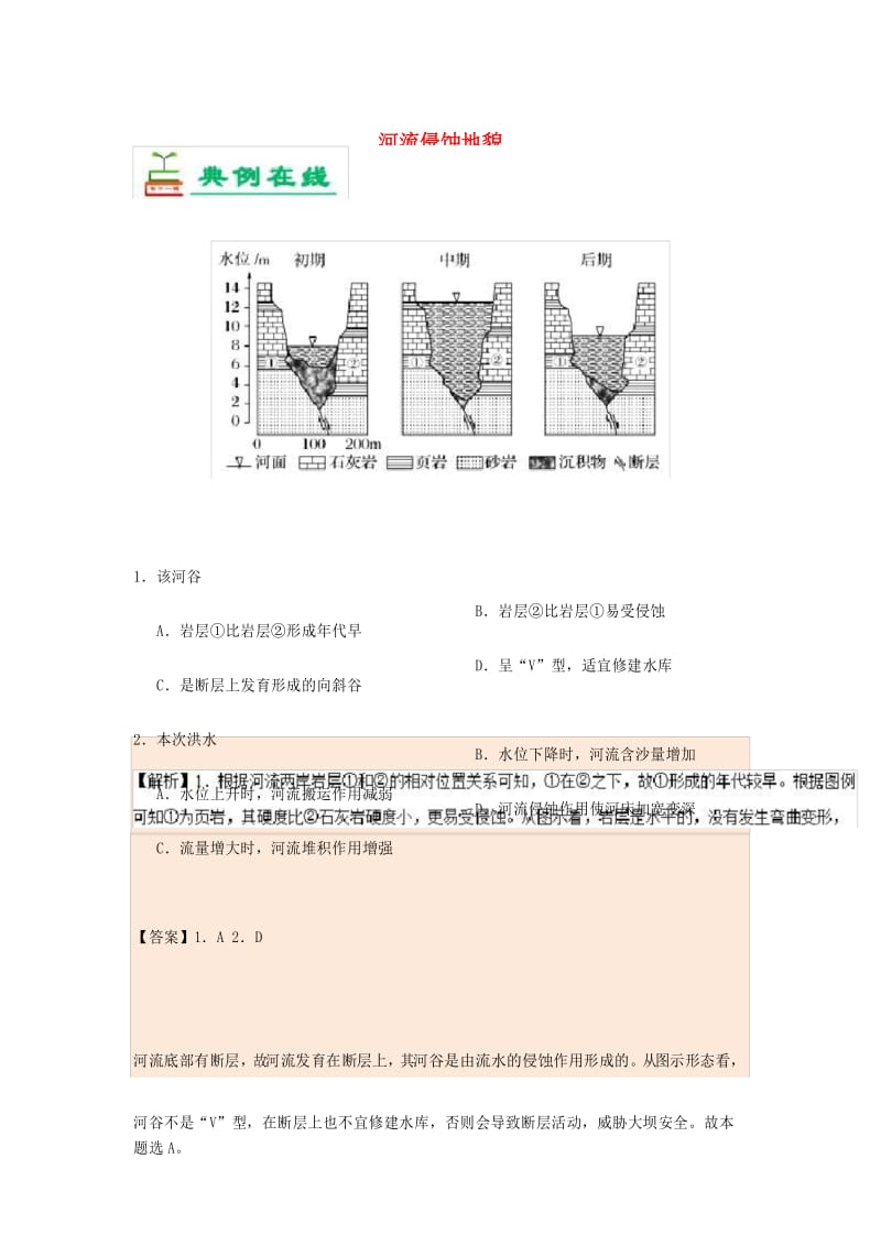 高中地理 河流侵蚀地貌1.docx_第1页