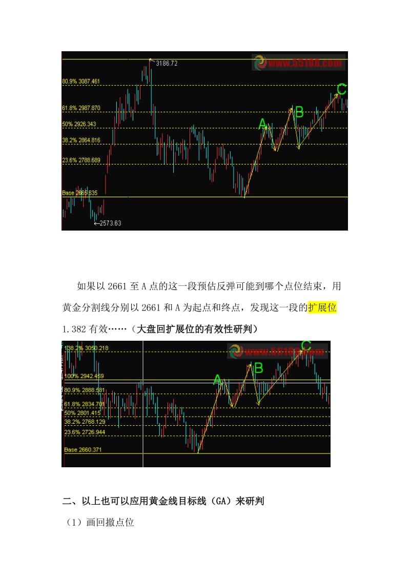 黄金分割线、黄金价位线和黄金目标线的应用.doc_第2页