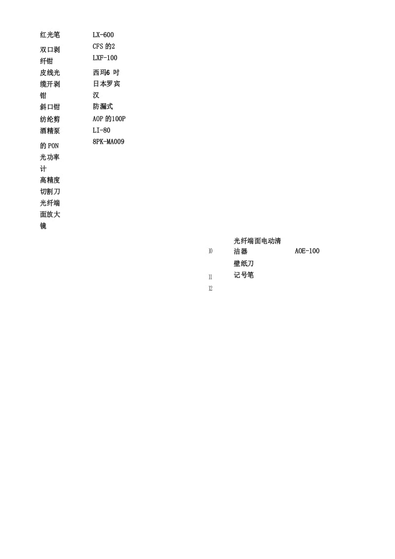 光缆施工以及维护工具和仪表.docx_第2页