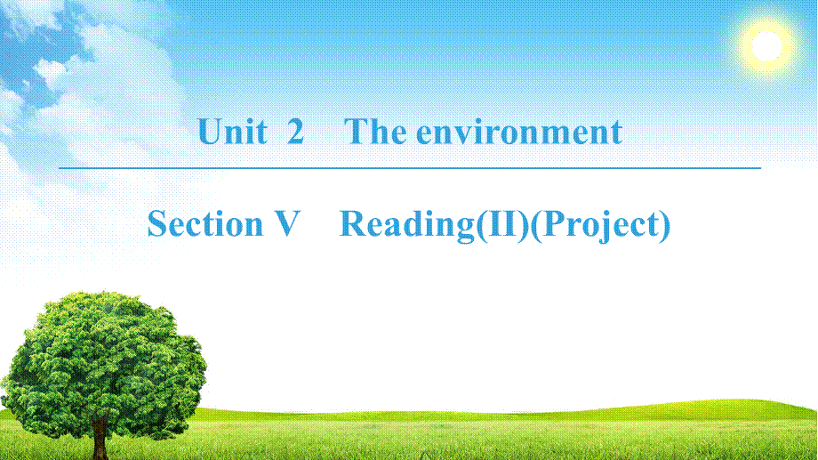 18-19 Unit2 Section Ⅴ　Reading(Ⅱ)(Project).ppt_第1页