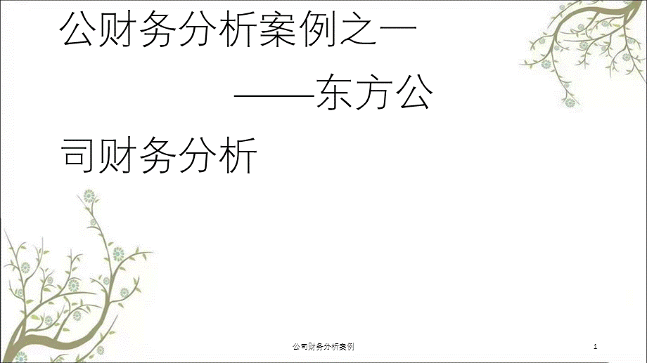 公司财务分析案例课件.ppt_第1页