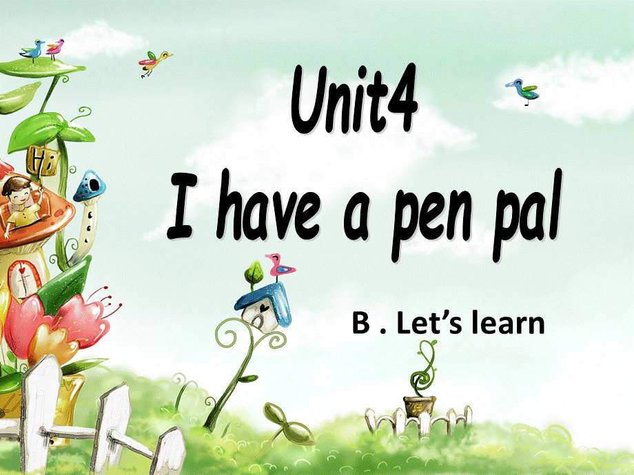 新版PEP六年级上册Unit4_B_Let's_learn_课件.ppt_第1页