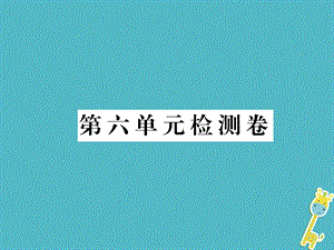 【最新】八年级语文下册 第六单元检测卷习题课件.ppt