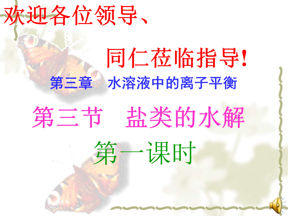 盐类的水解》公开课精品课件（共23张PPT33058.ppt_第2页