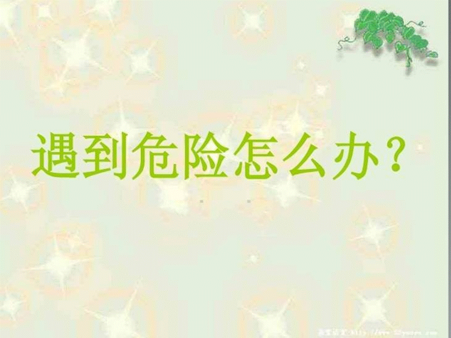 遇到危险怎么办PPt.ppt_第1页