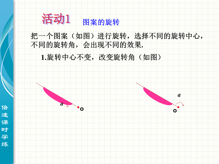 【倍速课时学练】（2014秋开学）人教版九年级数学上册231图形的旋转（第2课时）课件.ppt_第2页