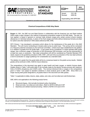 【sae汽车标准】sae j4042000 chemical compositions of sae alloy steels.doc