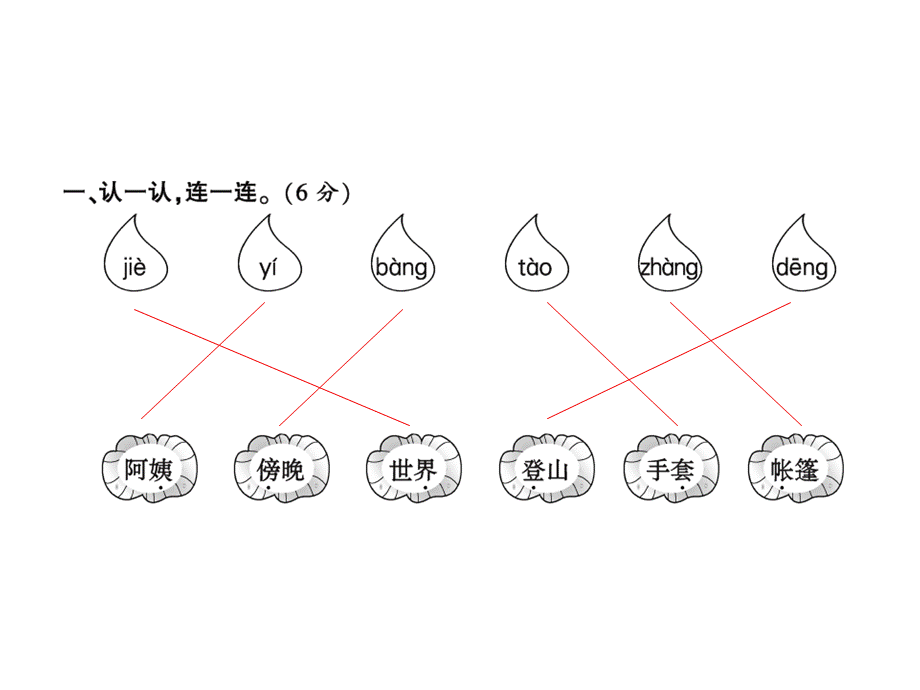 二年级上册语文习题课件－第一次月考卷∣人教.ppt_第2页