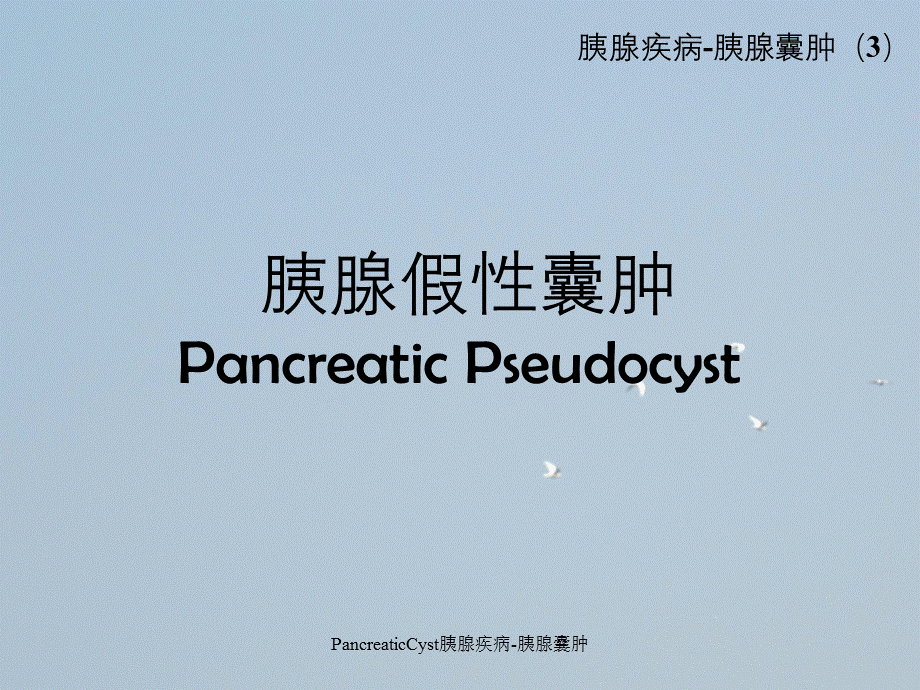 PancreaticCyst胰腺疾病-胰腺囊肿.ppt_第3页