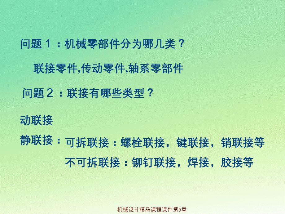 机械设计精品课程课件第5章.ppt_第1页