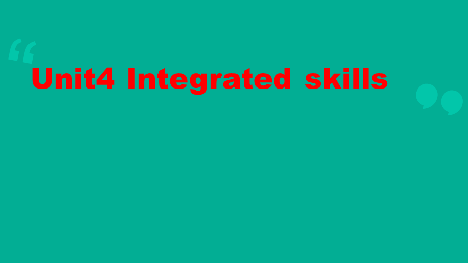 初中英语牛津版七年期上册Unit 4 My day Integrated skills (2).ppt_第1页