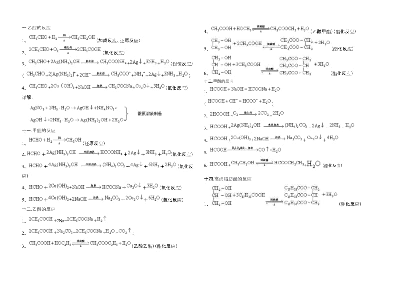高二化学选修五有机化学方程式整理特全..docx_第3页