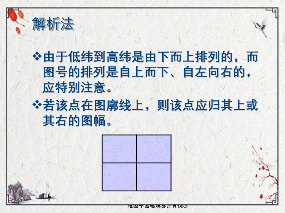 地图学图幅编号计算例子.ppt_第3页