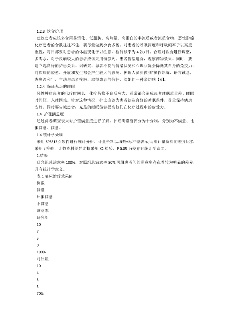 20例恶性肿瘤化疗患者的护理体会 .docx_第2页