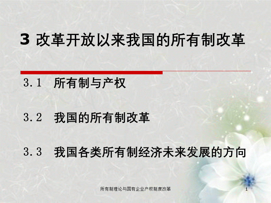 所有制理论与国有企业产权制度改革.ppt_第1页