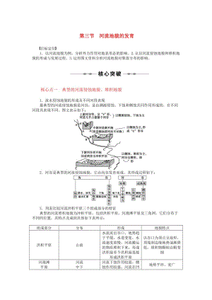 人教版地理必修1《河流地貌的发育》word学案[教案设计].doc