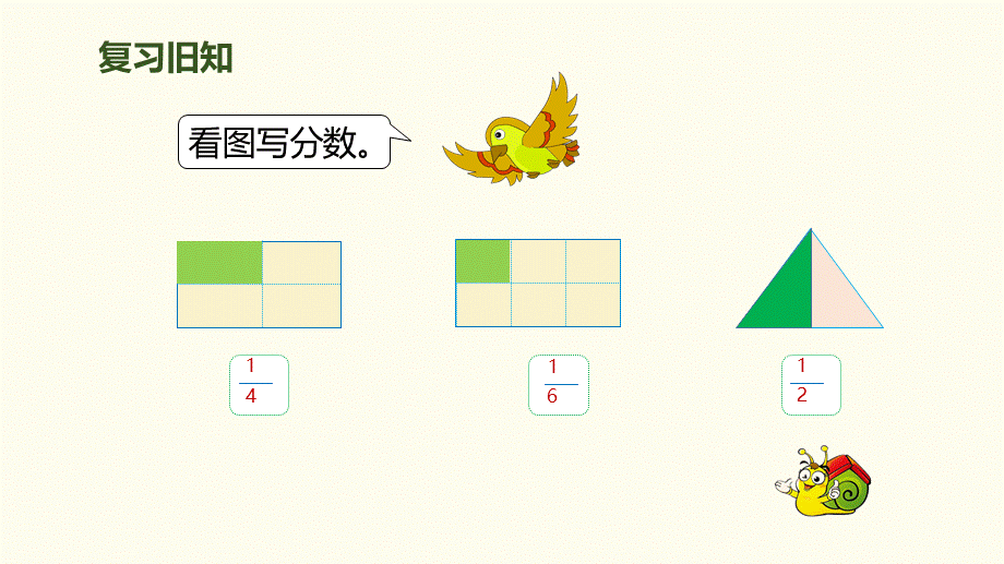 三年级上册数学课件－第8单元 第2课时 比较几分之一 的大小｜人教新课标 .pptx_第2页