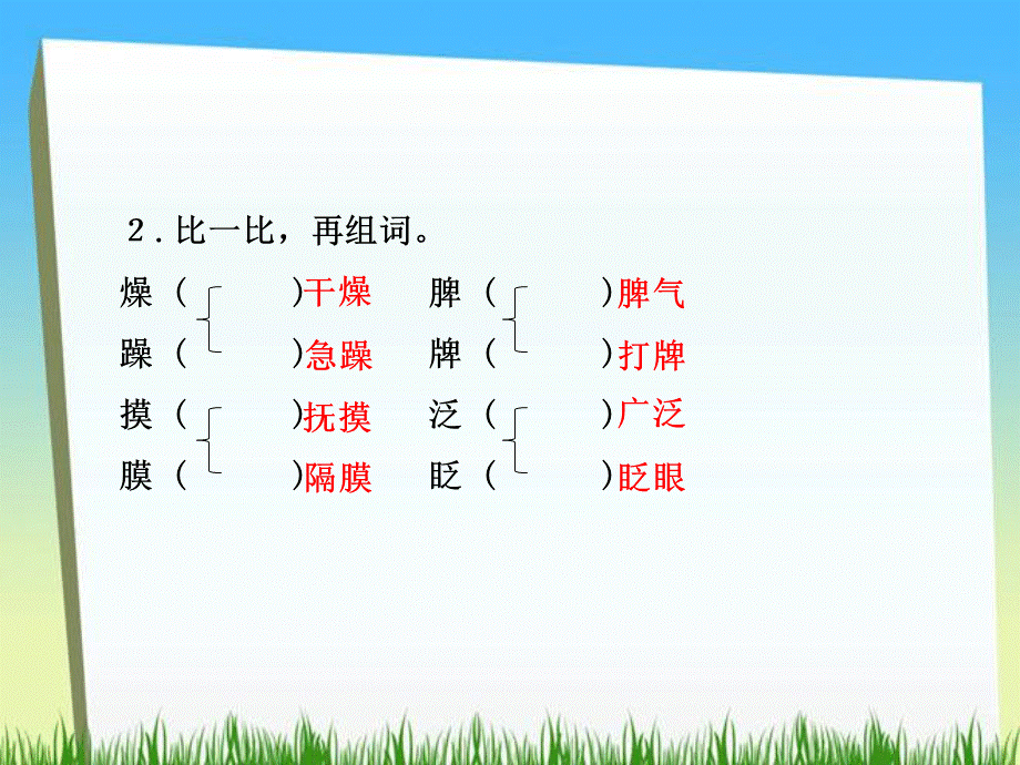 五年级下册语文课件－第9课 海伦·凯勒课后作业｜苏教版 .ppt_第3页