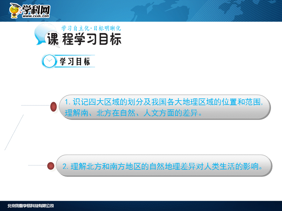 2015-2016学年《中国的区域划分——北方地区和南方地区》导学案.pptx_第2页