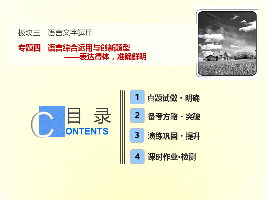 2019届高三一轮复习 语言综合运用 课件.ppt_第1页