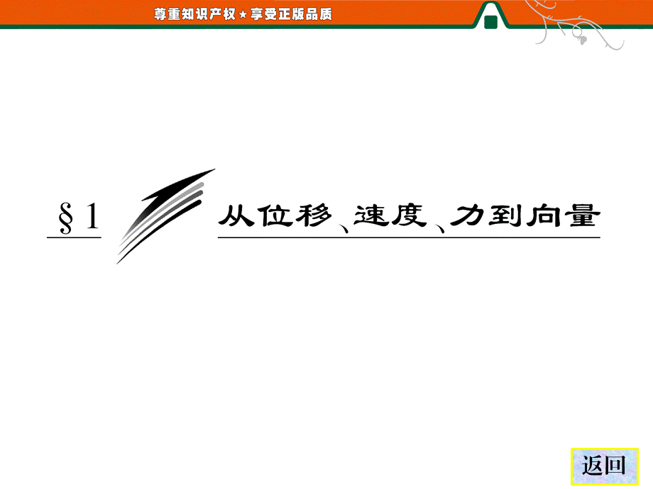 第1部分第二章§ 1从位移、速度、力到向量.ppt_第3页